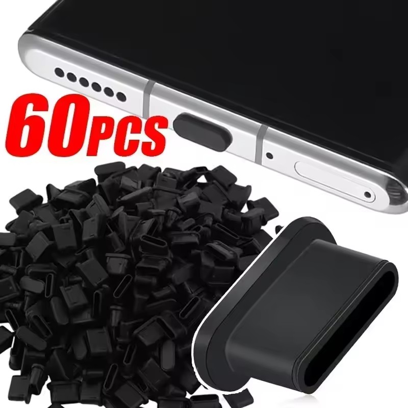 Mobile Tech Accessories - iPhone 18、17 Pro Max、16 Plus用 Type-C充電ポート用防塵プラグ、1個入り。