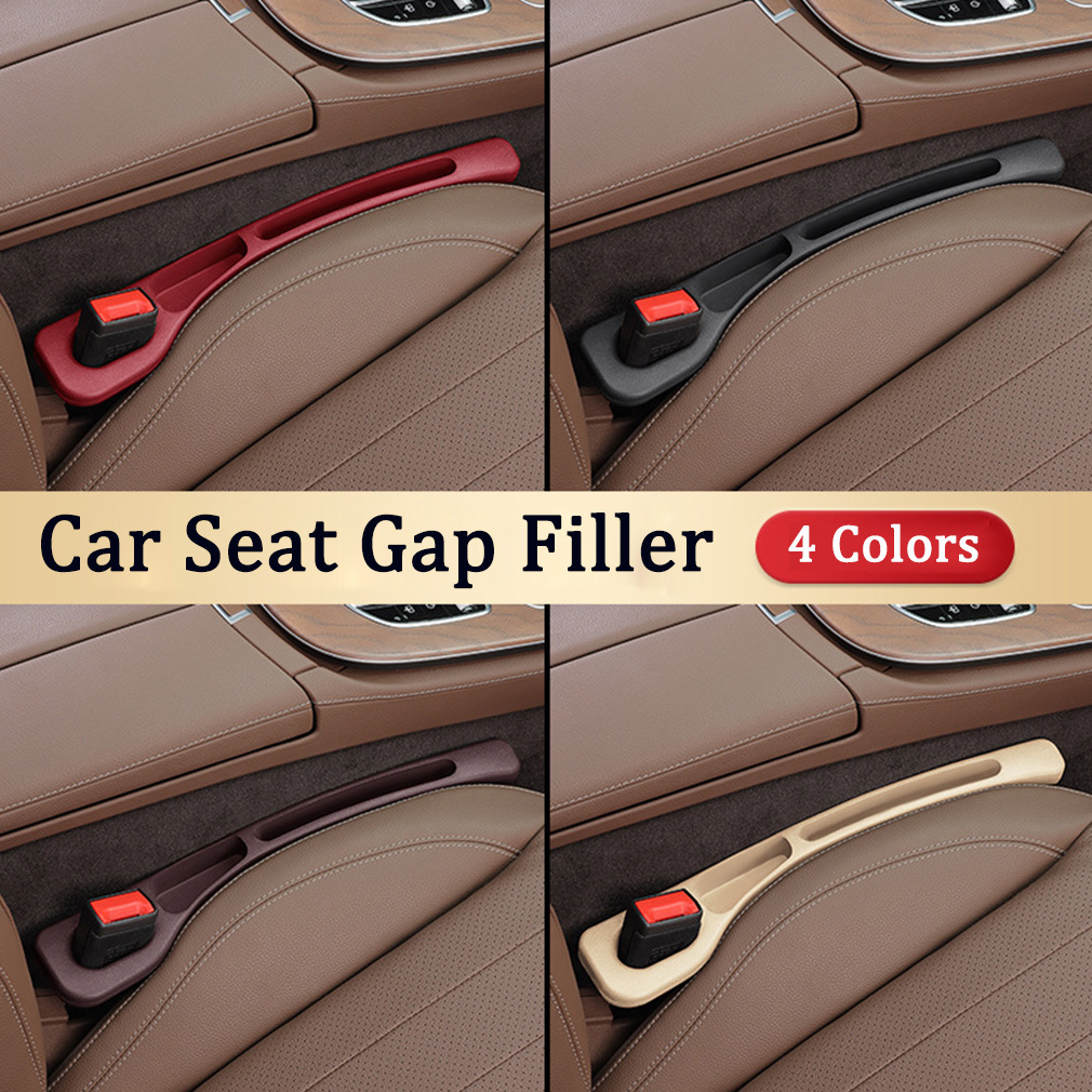 Tech Car Accessories - 1ペア防水カーシート隙間プラグストリップカーシート隙間埋めオーガナイザー、2つの溝付きシート隙間収納、車内アクセサリー