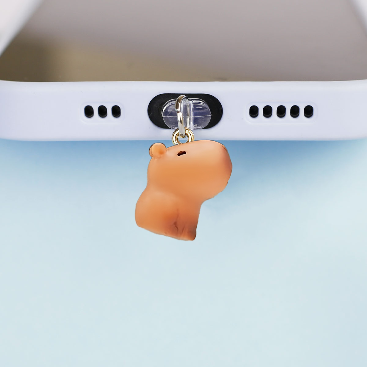 携帯電話用防塵プラグペンダント 可愛いカピバラアクセサリー  - Mobile Tech Accessories のレビューと価格
