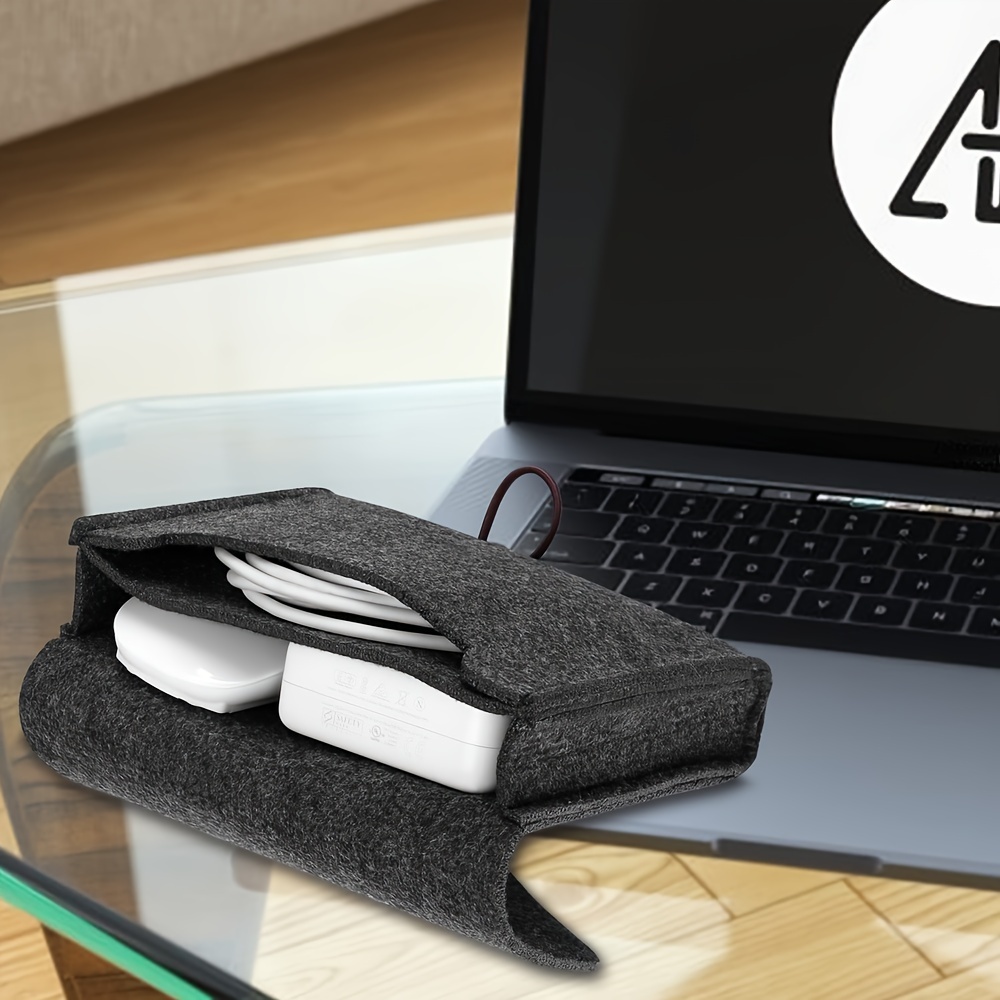 屋外旅行用のポータブルフェルト収納バッグ、デジタルケーブル、 - Tech Accessories Case のレビューと価格