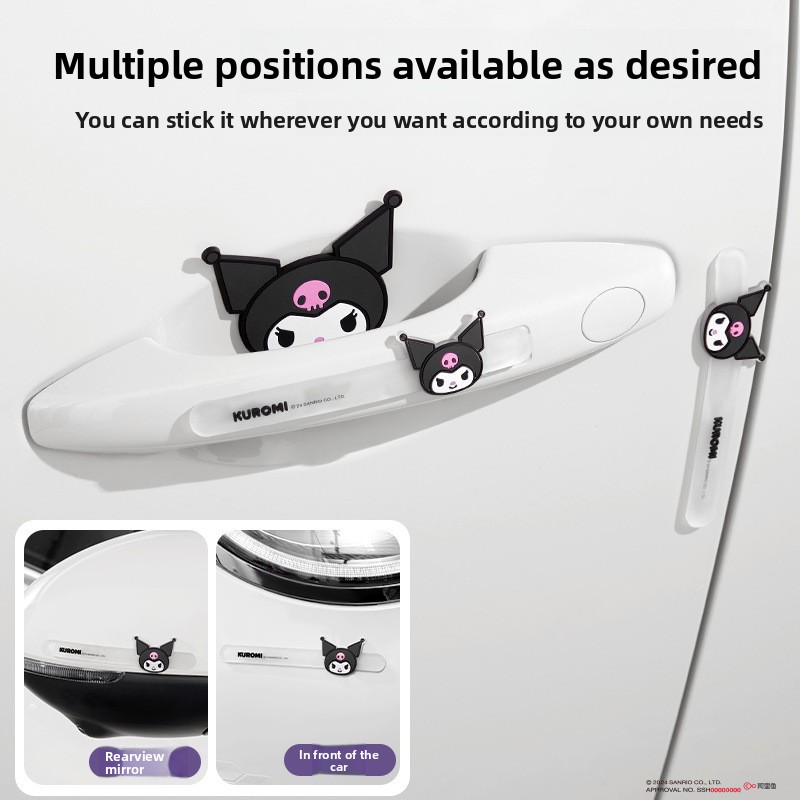 サンリオ純正車ドアアンチコリジョンストリップ クロミ ドアボ - Kawaii Tech Accessories のレビューと価格