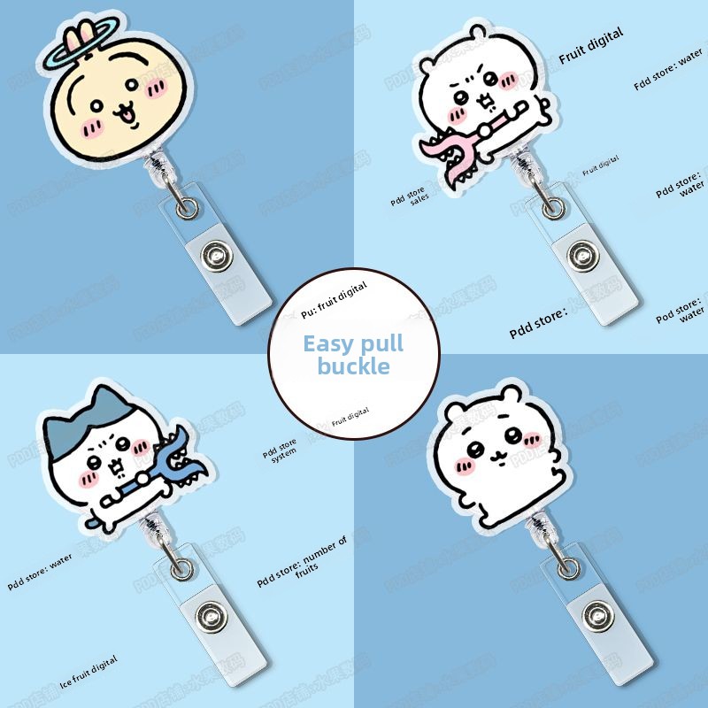 jiyi 伸縮式バッジリール かわいいIDカードホルダー ク - Kawaii Tech Accessories のレビューと価格