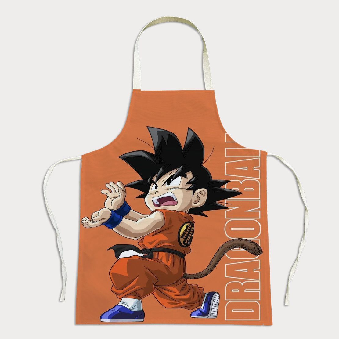 ドラゴンボール 孫悟空のキャラクターが描かれたエプロン。かわ - Kawaii Tech Accessories のレビューと価格