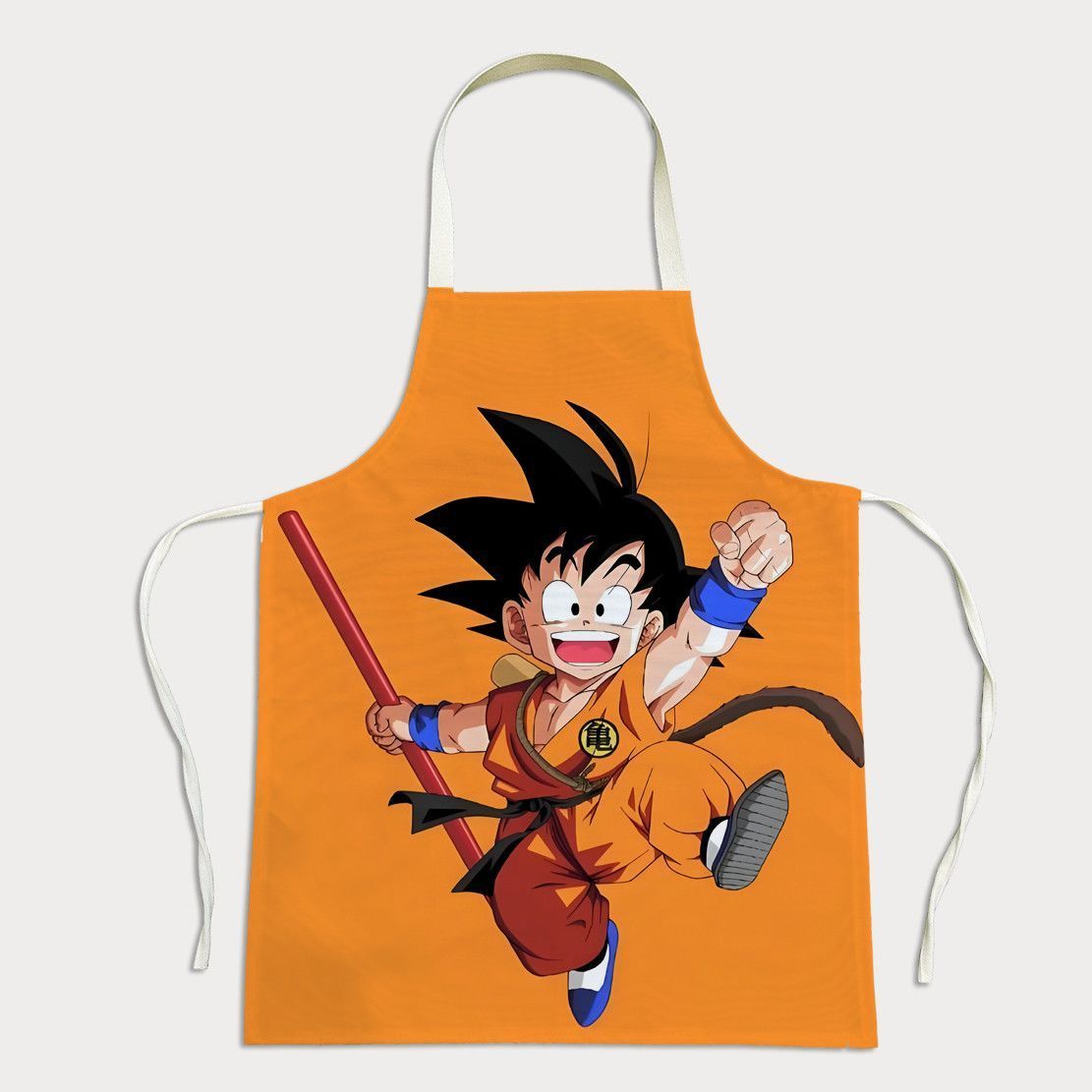 ドラゴンボール 孫悟空のキャラクターが描かれたエプロン。かわ - Kawaii Tech Accessories のレビューと価格